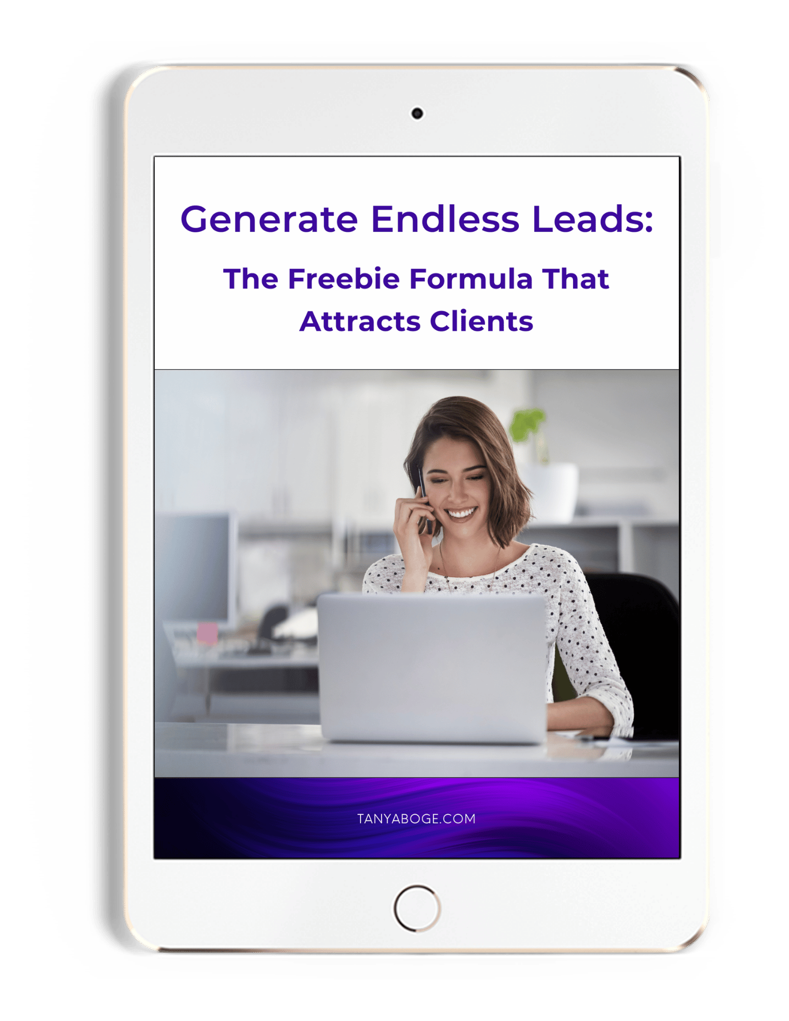 Generate Endless Leads Freebie Image on iPad